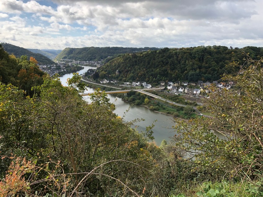 Erster Blick auf die Mosel