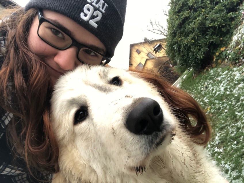Spaß machen mit meiner großen Menschenschwester