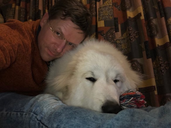 Die Bella und ihr Kuschelmensch