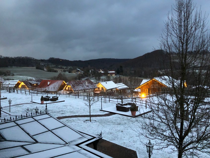 "s'Dörfle" am Abend