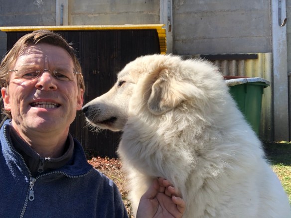 Kussi, großer Mensch