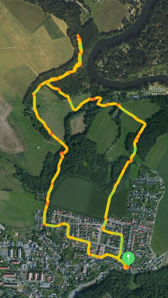 Meine Wanderroute