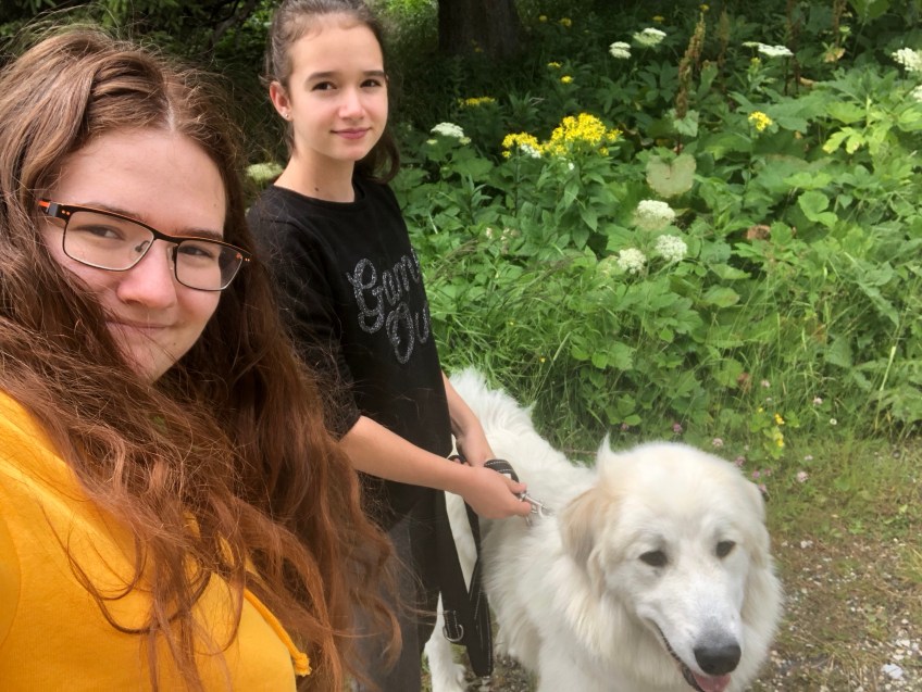 Spaziergang mit meinen Menschenschwestern