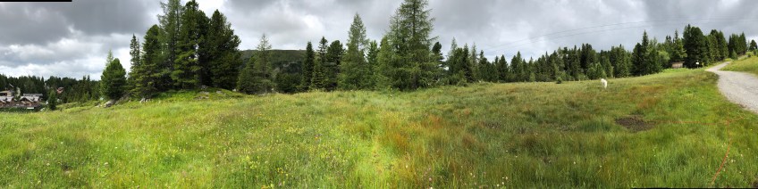 Panorama auf dem Weg zum Schwarzsee