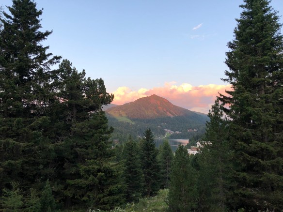 Sonnenuntergang über der Turracher Höhe