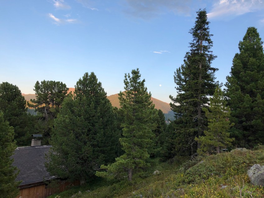 Sonnenuntergang beim Abendspaziergang