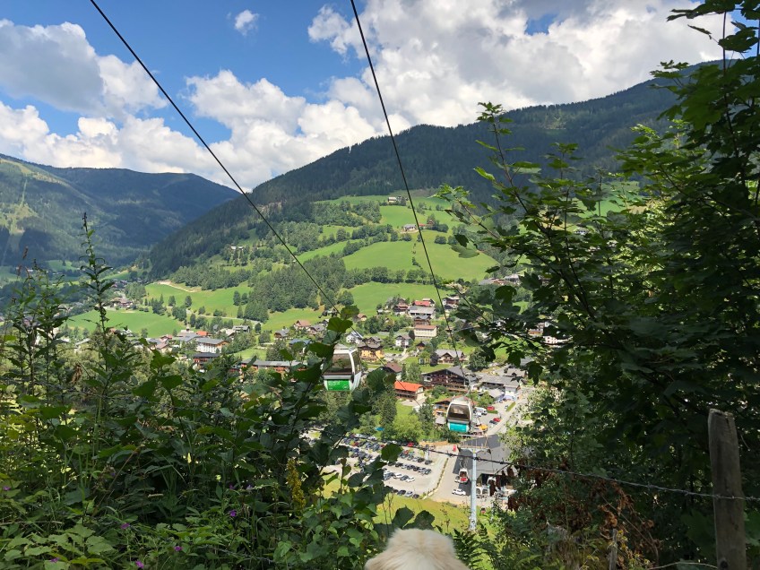 Blick über Bad Kleinkirchheim
