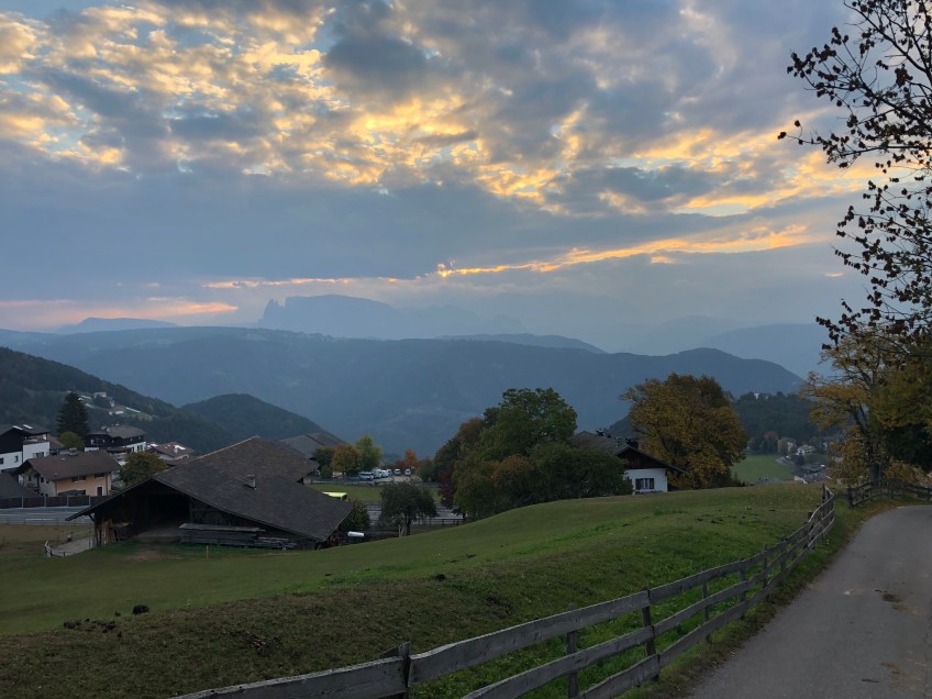 Morgendlicher Blick über Jenesien