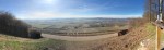Panoramablick vom Weinberg