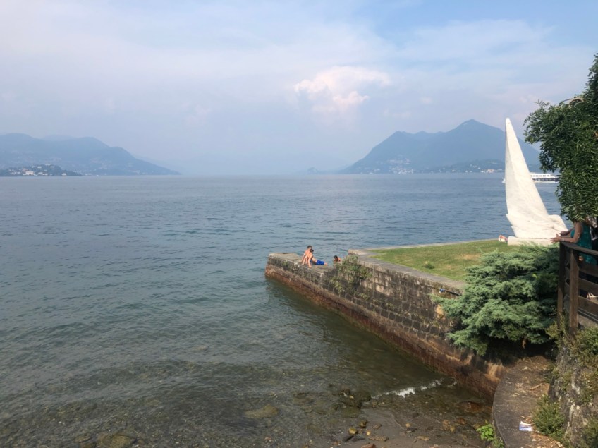Stresa, Uferpromenade am Lago Maggiore