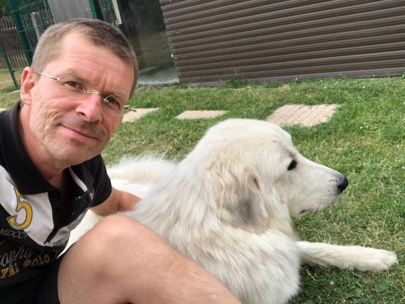 Kuscheln mit meinem großen Mensch