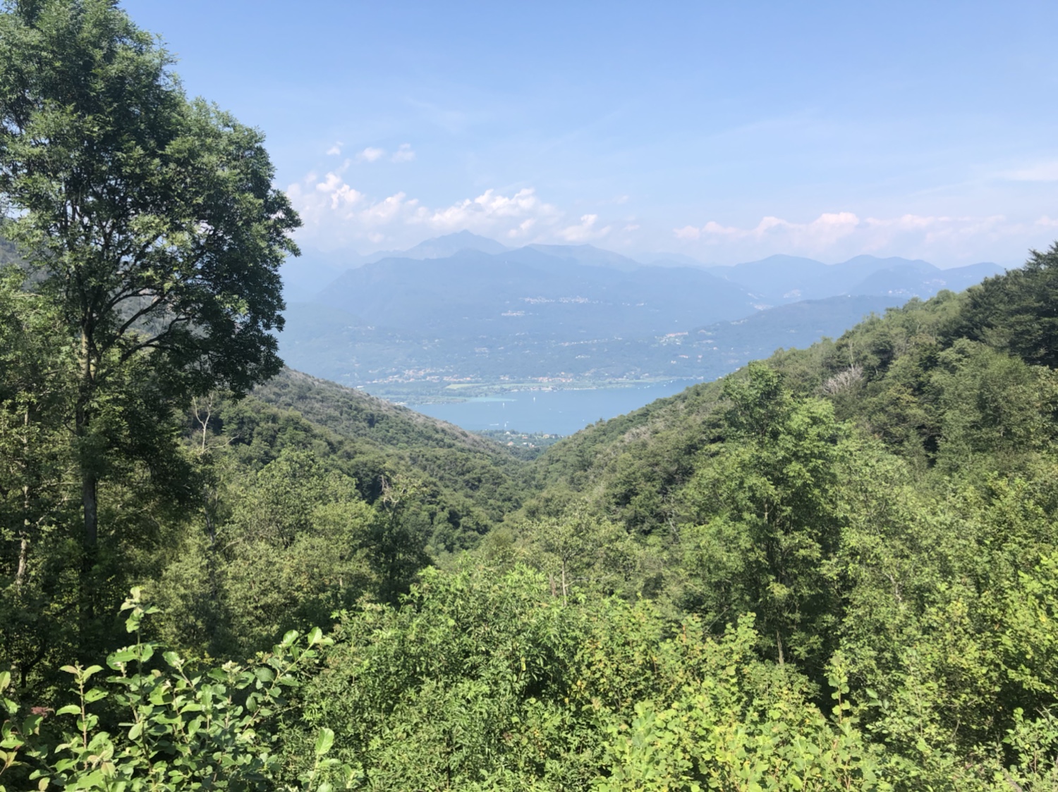 Unser Blick auf den Lago Maggiore