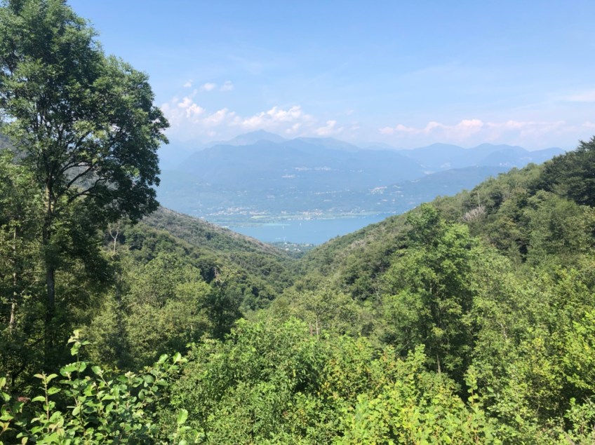 Unser Blick auf den Lago Maggiore