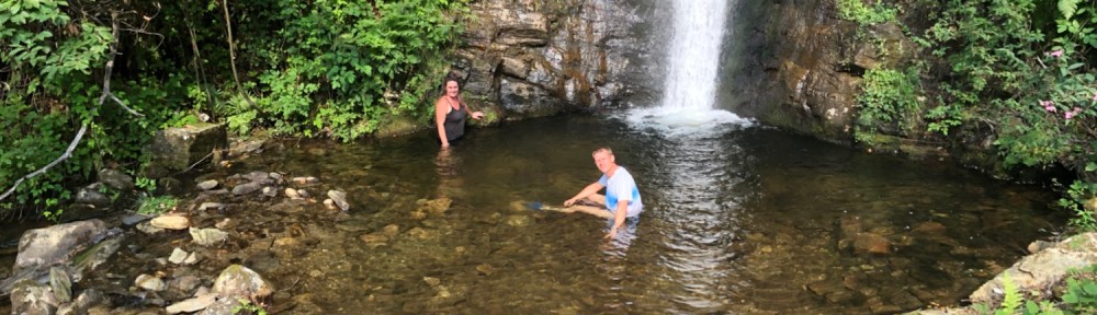 Unser kleiner See am Wasserfall