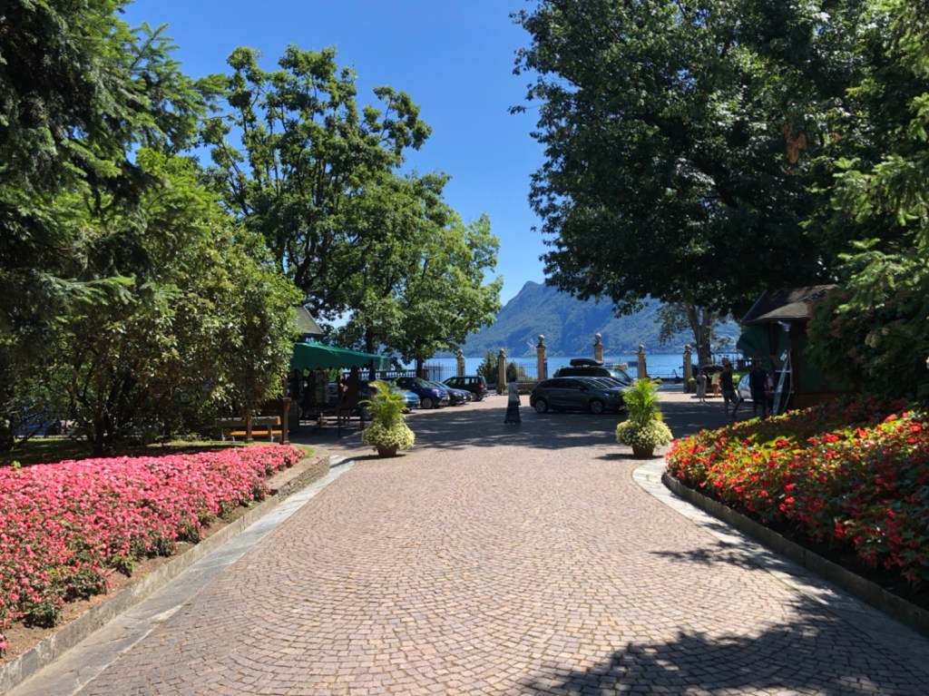 Der Eingang zum Ente Giardini Botanici Villa Taranto in Verbania