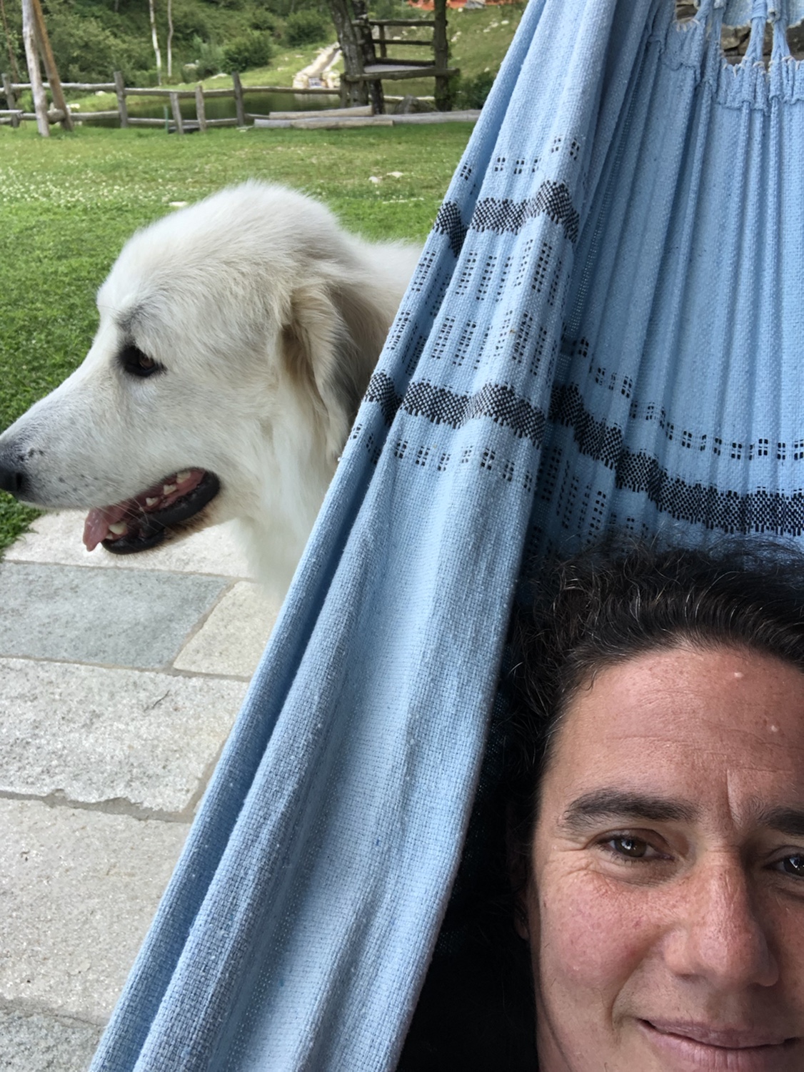 Die Pyri bei ihrer großen Menschin