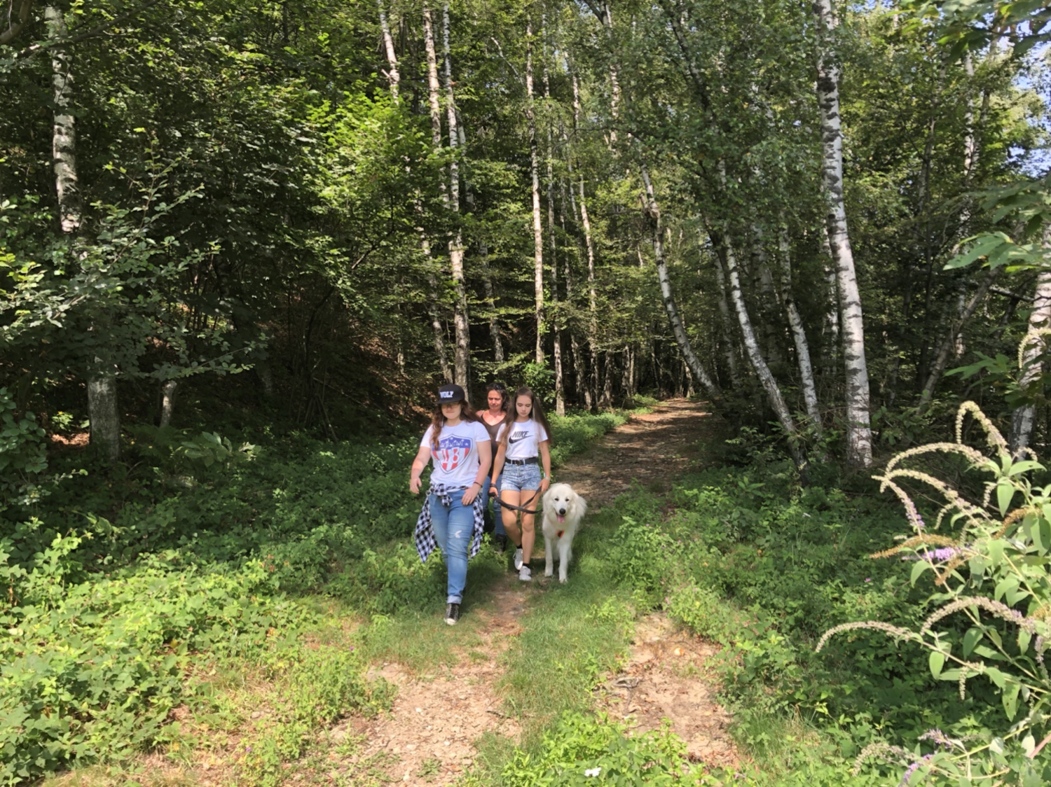 Wir wandern zum geschlossenen Ristorante