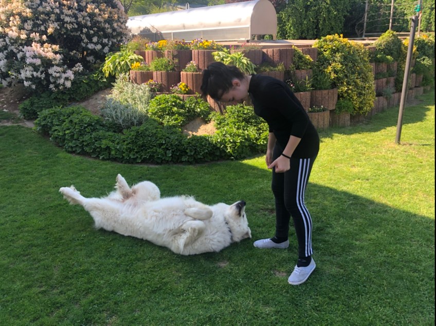 Spielen mit meiner kleinen Menschenschwester