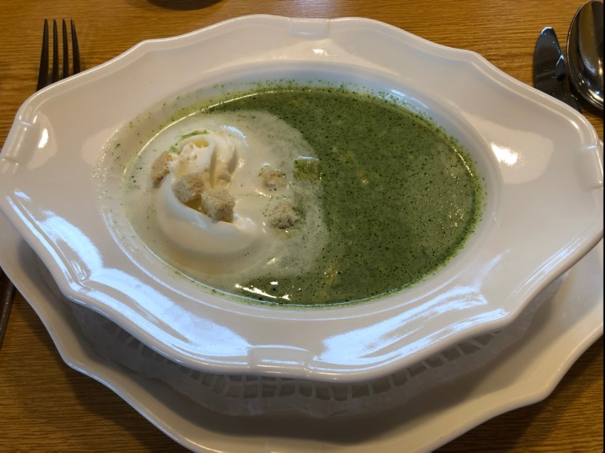 Spinatcremesüppchen
