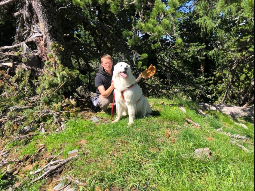 Mein großer Mensch und seine wunderschöne Bella