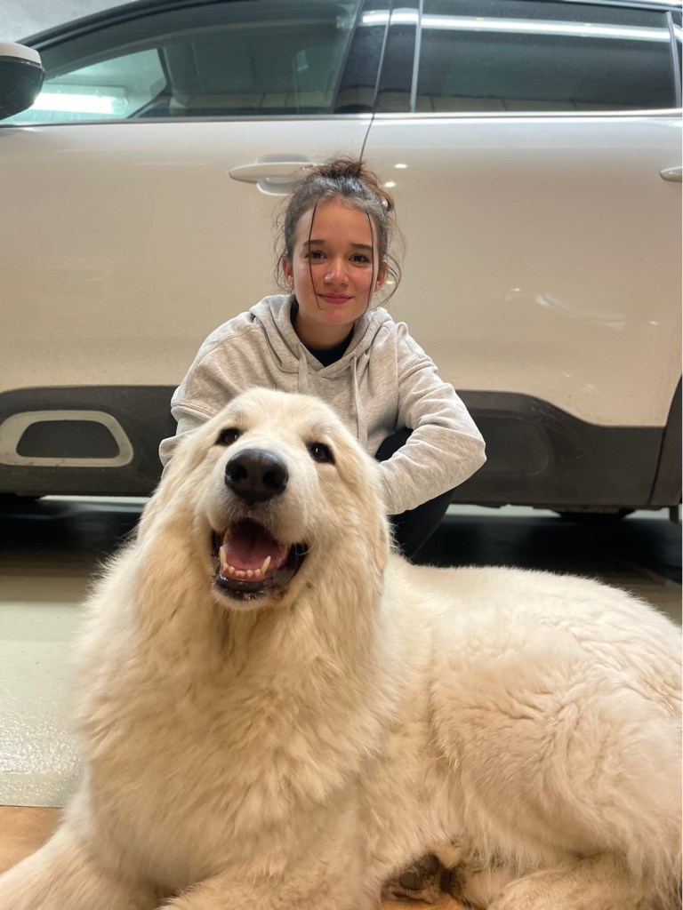 … und mit meiner kleinen Menschenschwester